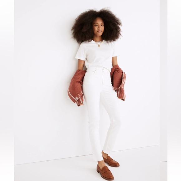 MADEWELL The Perfect Vintage Jean in Tile White with Comfort Stretch - Picture 3 of 12
